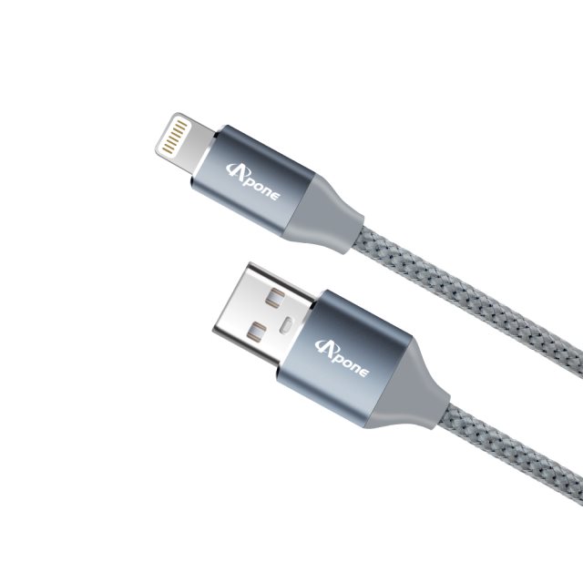 【Apone】USB A to Lightning 傳輸充電線 - 1.5M