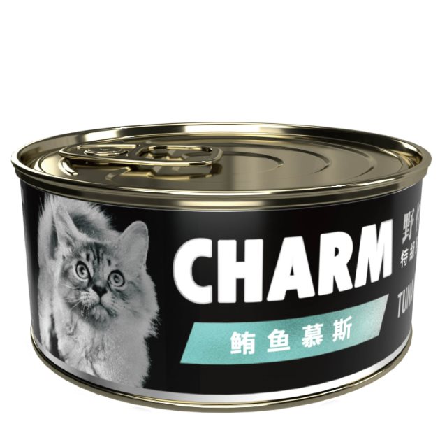 【CHARM 野性魅力】鮪魚慕斯貓罐80g(高都)
