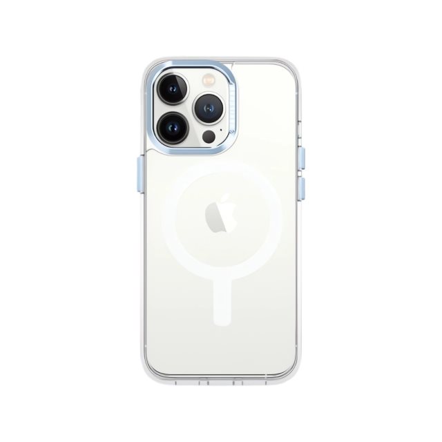 DEVILCASE 惡魔手機殼 iPhone 13 Pro 磁吸款透明標準版 天峰藍 [北都]