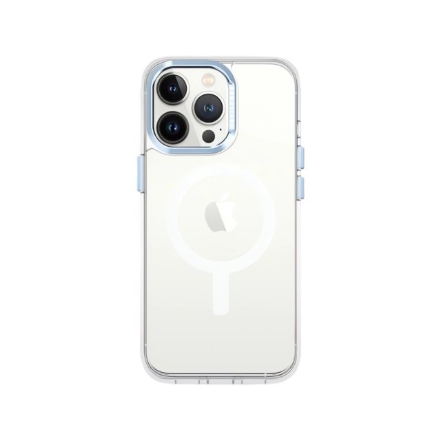 DEVILCASE 惡魔手機殼 iPhone 13 Pro Max 磁吸款透明標準版 天峰藍 [北都]
