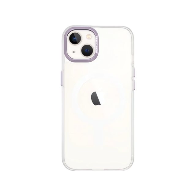 DEVILCASE 惡魔手機殼 iPhone 14 磁吸款透明標準版 鳶尾紫 [北都]