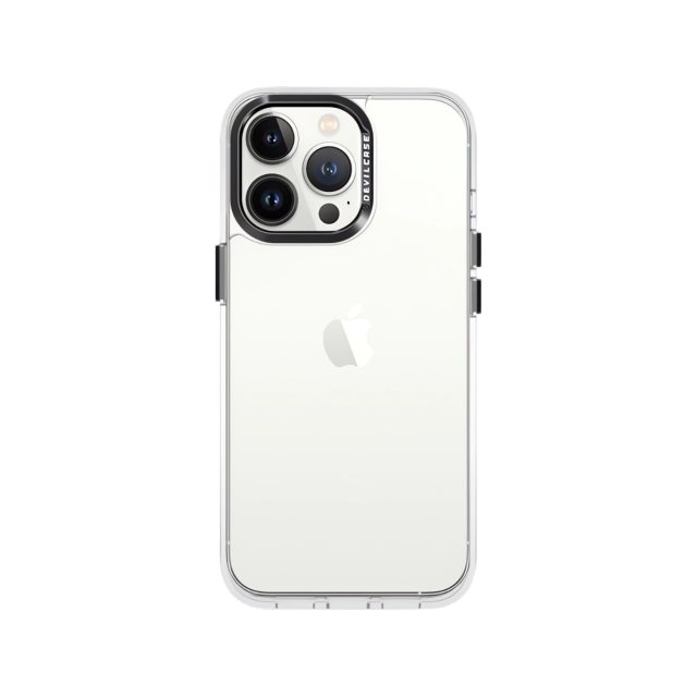 DEVILCASE 惡魔手機殼 iPhone 13 Pro Max 透明標準版 黑色 [北都]