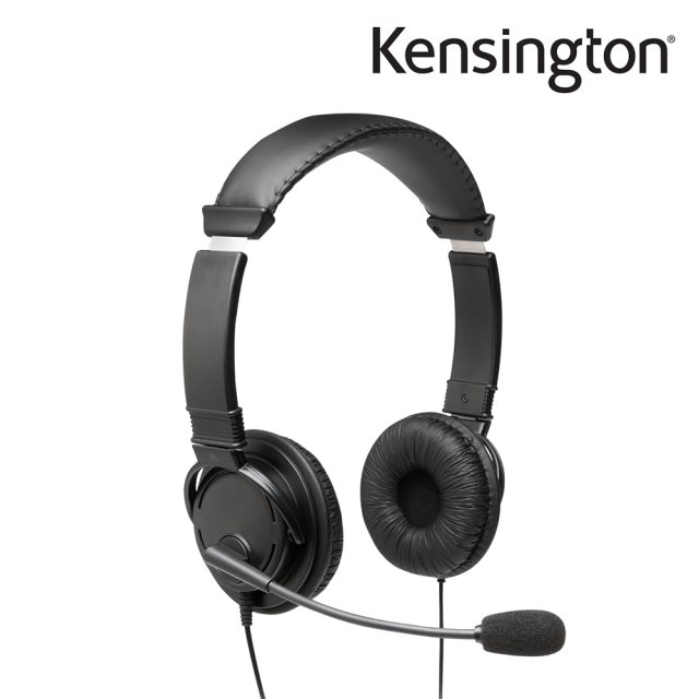 【Kensington】USB-A 立體聲有線耳機麥克風(K97601WW) [北都]