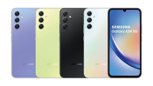 SAMSUNG Galaxy A34 5G SM-A346 6G/128G 銀