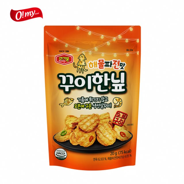 【歐邁福】 韓國烘烤魚酥-海鮮煎餅口味20g