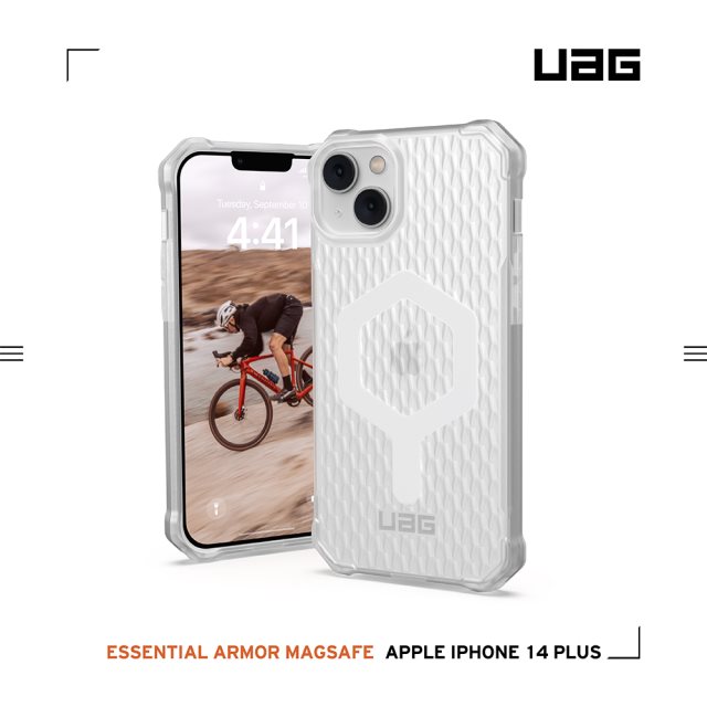 UAG iPhone 14 Plus 磁吸式耐衝擊輕量保護殼-透明 [北都]