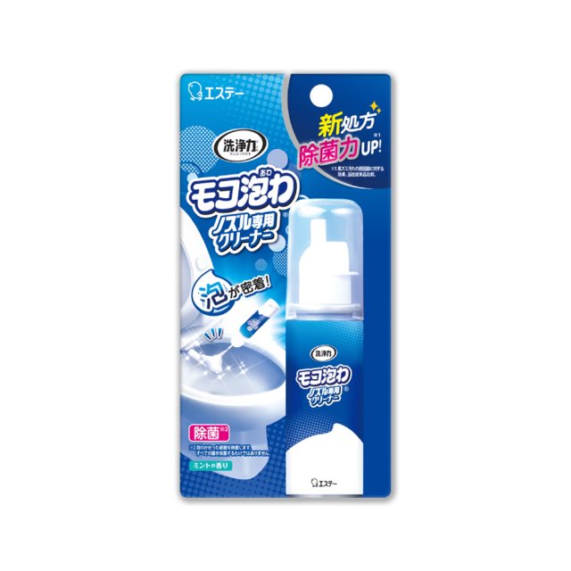【日本ST雞仔牌】洗淨力免治馬桶噴嘴專用免刷洗密著泡沫清潔劑-薄荷香40ml/罐