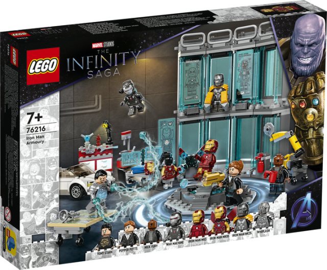 【LEGO 樂高】漫威 英雄系列 76216 Iron Man Armory 鋼鐵人格納庫