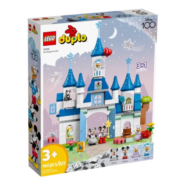 【LEGO 樂高】得寶系列 10998 迪士尼100週年Disney三合一魔法城堡