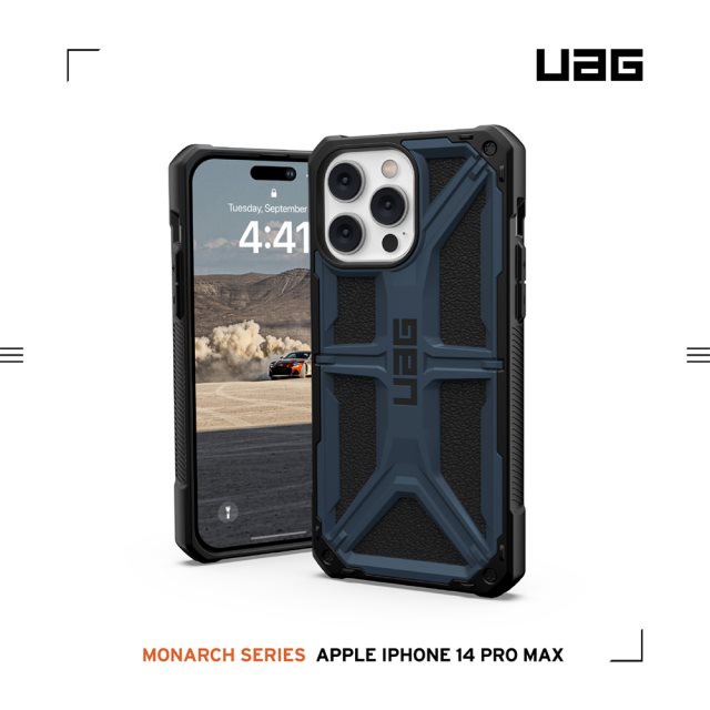 UAG iPhone 14 Pro Max 頂級版耐衝擊保護殼-藍 [北都]