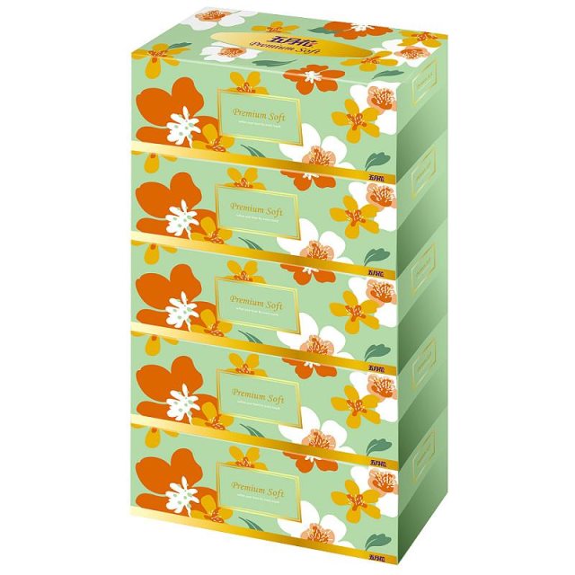【五月花】親肌感盒裝面紙180抽x5盒x10袋