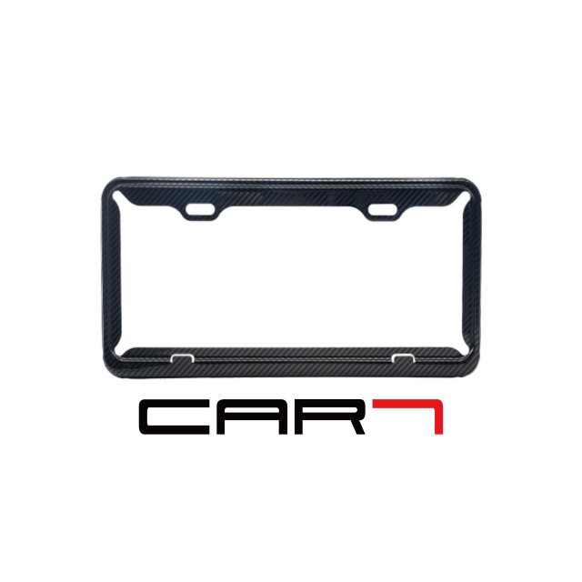 【Car7 柒車市集】Car7 柒車市集汽車車牌碳纖維車牌框 汽車車牌框 - 一入