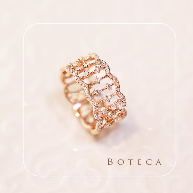 【BOTECA珠寶飾品】夢中的旋律｜14k鑽石戒指｜配件精品