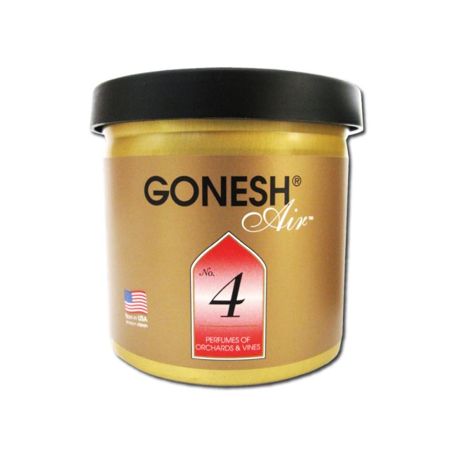 【日本GONESH】室內汽車用香氛固體凝膠空氣芳香劑78g/罐－No.4藤蔓果園