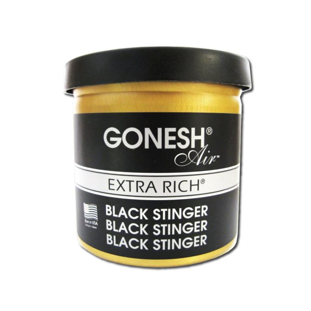 【日本GONESH】室內汽車用香氛固體凝膠空氣芳香劑78g/罐－BLACK STINGER黑刺