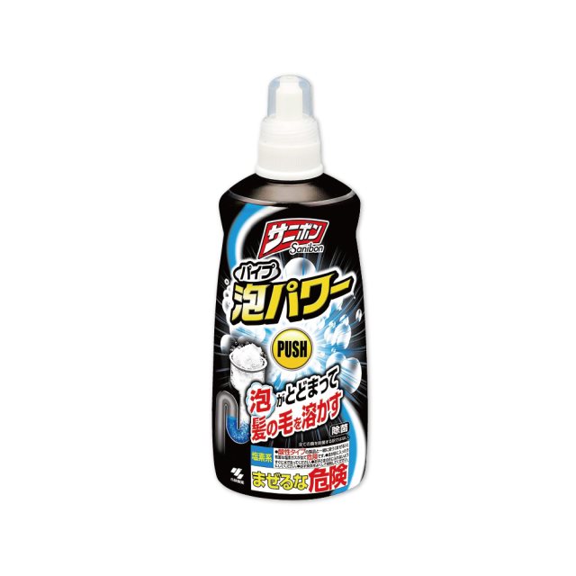 【日本小林製藥】Sanibon強效去油溶解毛髮疏通排水口泡沫清潔劑400ml/瓶