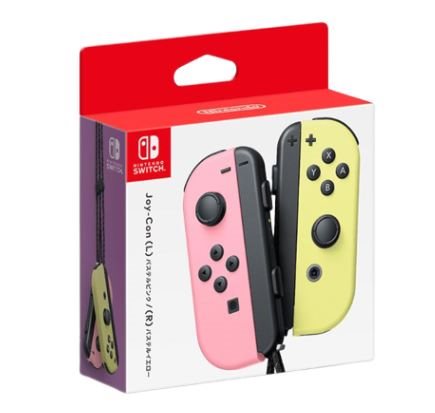 Nintendo Switch Joy-Con 控制器 左右手套組 粉紅黃