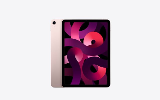 【福利品】Apple iPad Air 5代 10.9吋 Wi-Fi 256G 粉紅色 *MM9M3TA 特價 近全新 僅拆封過
