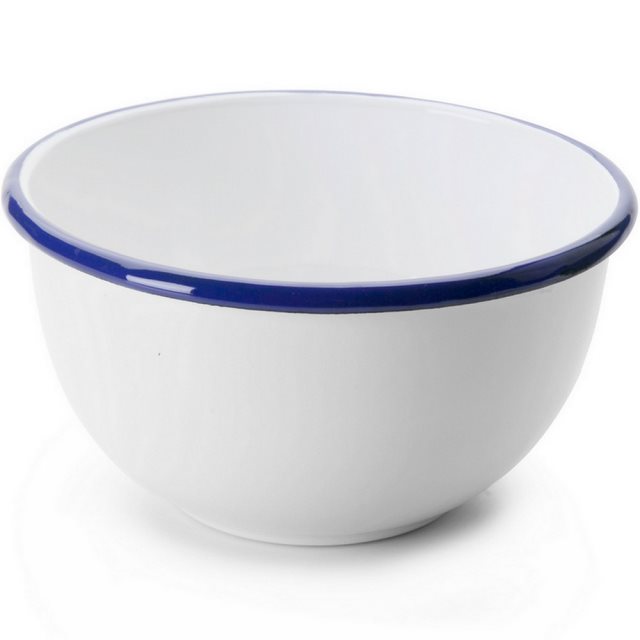 【ibili】琺瑯餐碗(藍14cm)