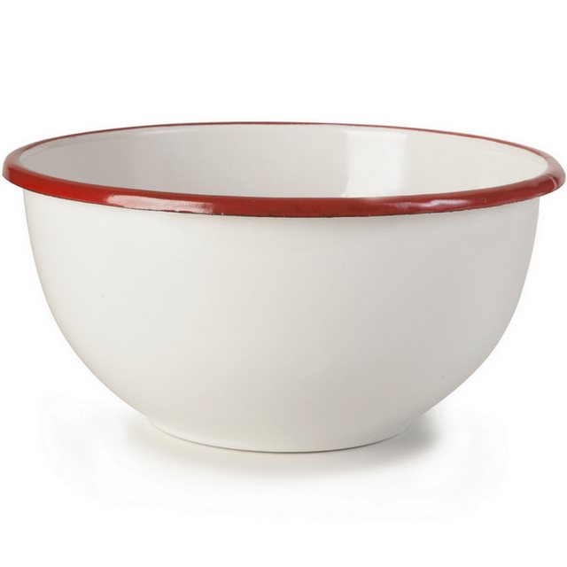 【ibili】琺瑯餐碗(紅12cm)