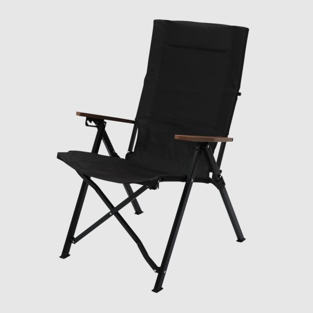 可調節摺疊休閒椅(黑)