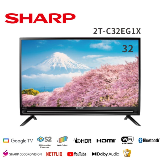 SHARP夏普32吋連網液晶顯示器2T-C32EG1X