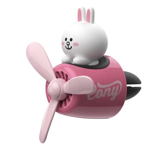 【Car7 柒車市集】Car7 柒車市集螺旋槳飛行員香氛車用香氛組合 車香組合 - LINE FRIENDS CONY 兔兔