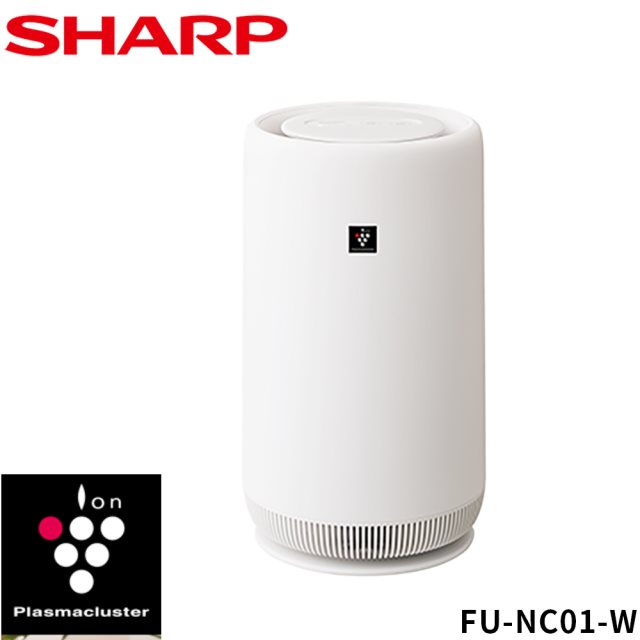 SHARP 夏普 360°呼吸 圓柱空氣清淨機FU-NC01-W