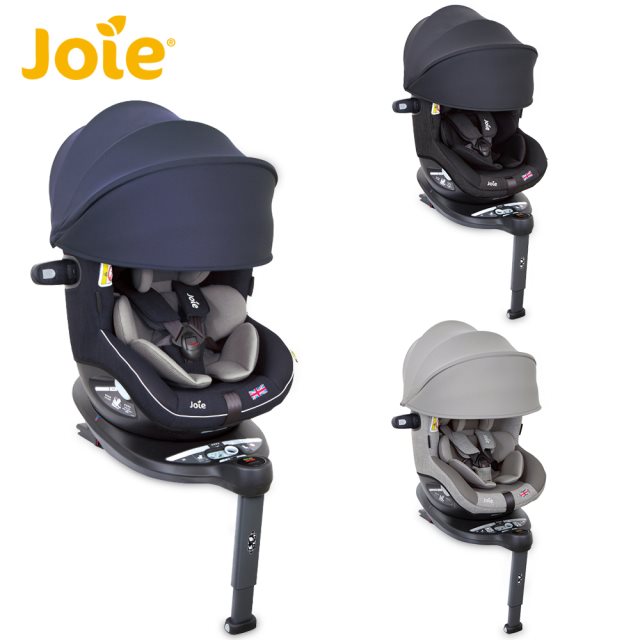 【Joie】i-Spin 360 0-4歲全方位汽座/安全座椅-附可拆式遮陽頂篷(3色選擇)