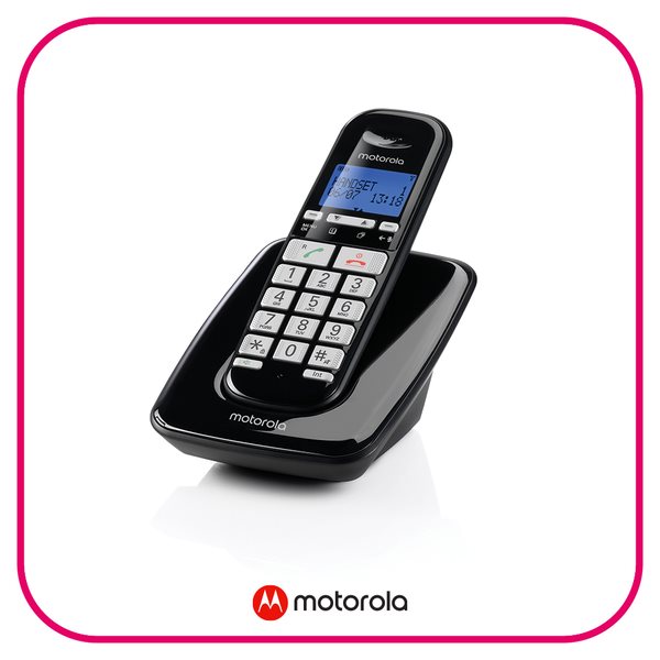 【Motorola】大字鍵DECT無線單機(S3001) 黑