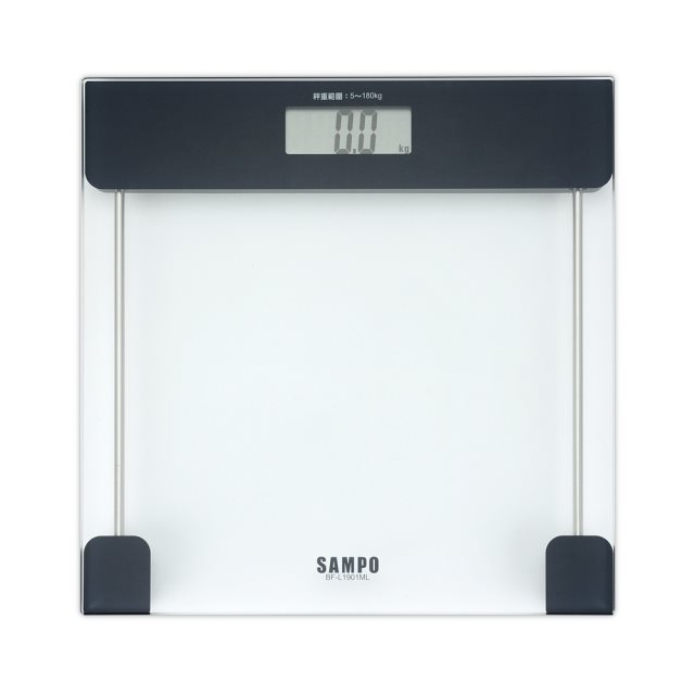 【SAMPO聲寶】大螢幕自動電子體重計 BF-L1901ML