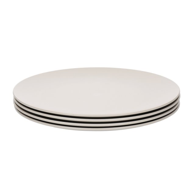 【Natural Elements】餐盤4入(灰棕20cm) | 餐具 器皿 盤子