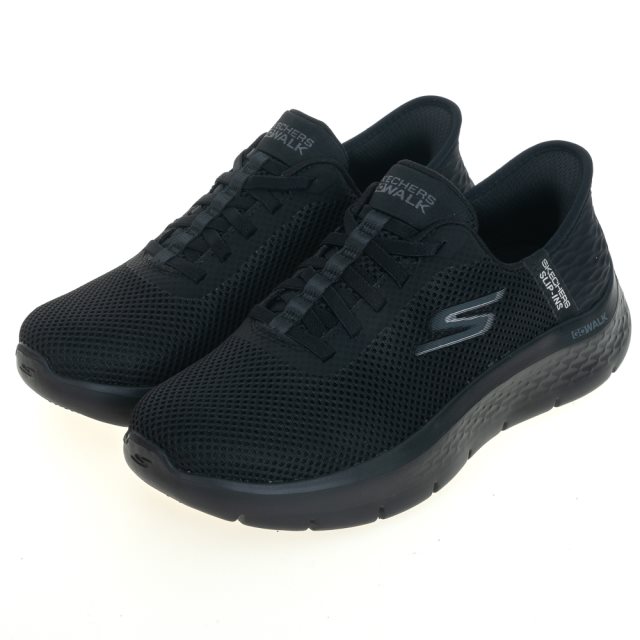 【SKECHERS】女鞋 健走系列 瞬穿舒適科技 GO WALK FLEX 寬楦款 黑色 (124975WBBK)