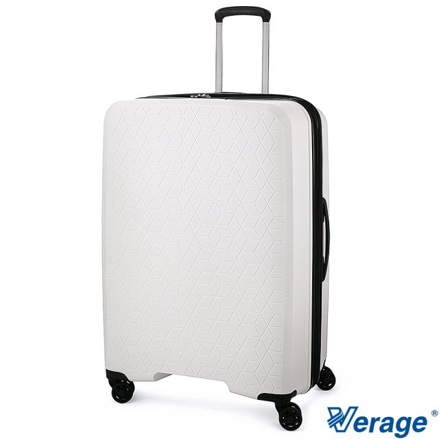 【Verage維麗杰】29吋鑽石風潮系列旅行箱/行李箱(白)
