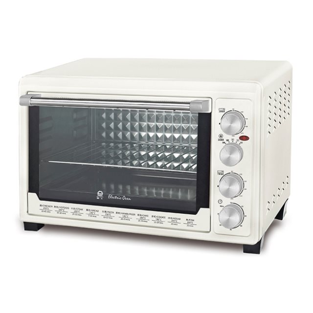 【晶工牌】43公升雙溫控旋風電烤箱 JK-7645