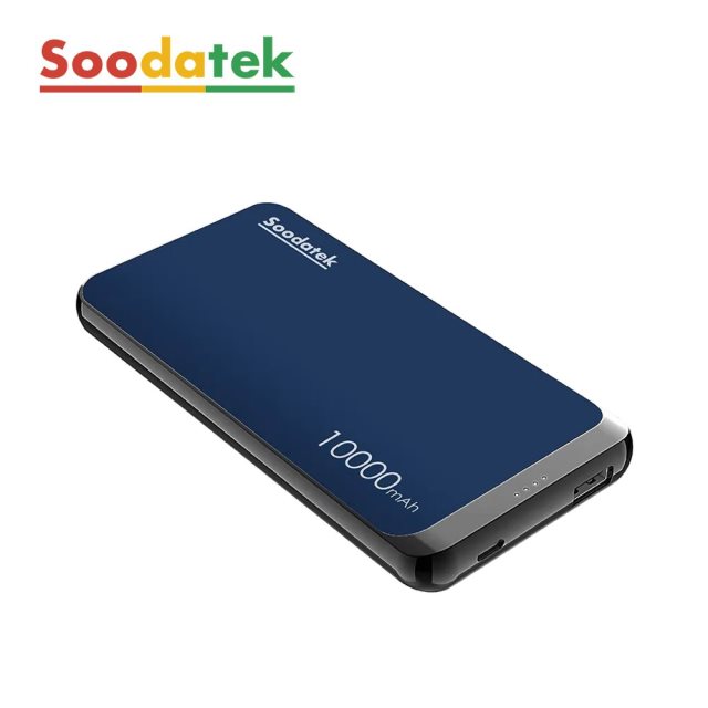 【Soodatek】PD20W USB-C 雙向行動電源 10000mAh-藍 [北都]
