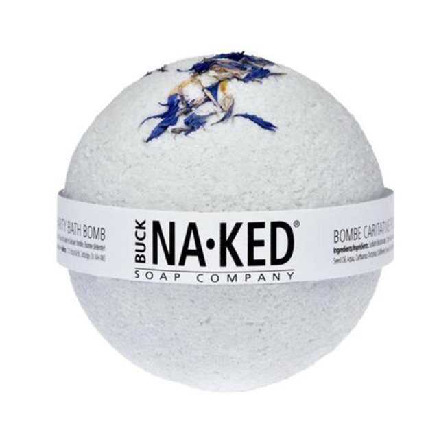 Buck Naked Soap 加拿大沐浴品牌 天然 靛藍泡澡球-200g