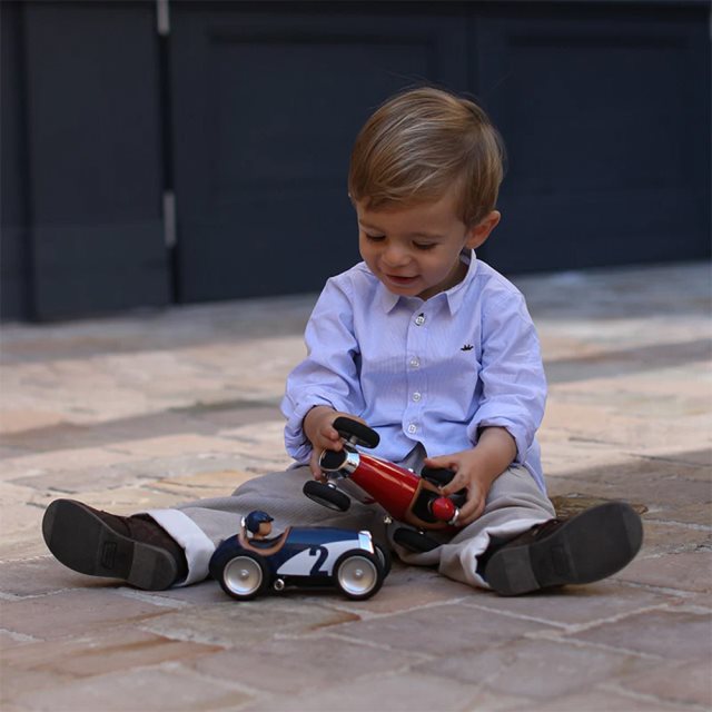 法國Baghera 精緻玩具復古小跑車-法國藍
