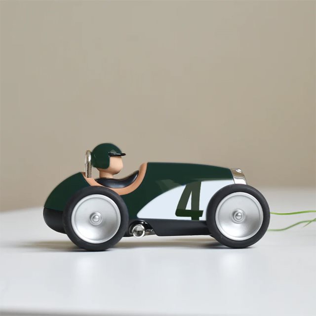 法國Baghera 精緻玩具復古小跑車-經典綠