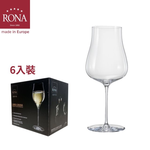 【RONA】斯洛伐克LINEA UMANA人文系列 4號紅酒杯690ml-6入組