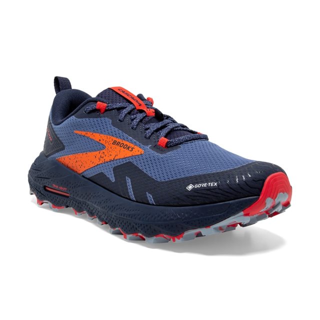 【BROOKS】女鞋 慢跑鞋 避震緩衝象限 CASCADIA 17 GTX 藍(1203911B460)