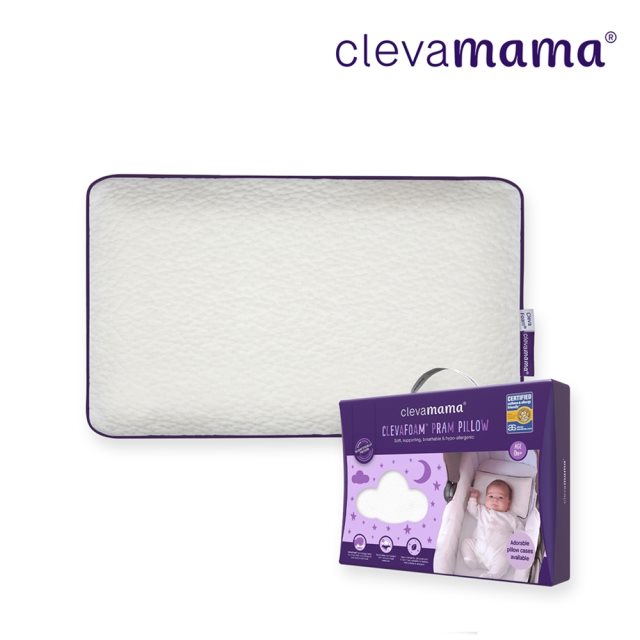 【ClevaMama】防扁頭推車枕(0個月以上適用)