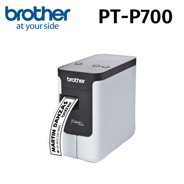 【brother】PT-P700桌上型財產標籤條碼列印機