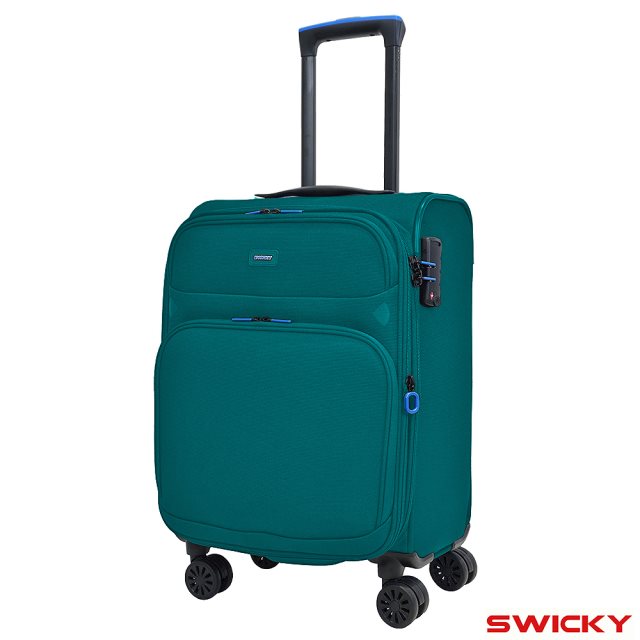 【SWICKY】19吋 復刻都會系列登機箱/旅行箱/行李箱(湖水綠)