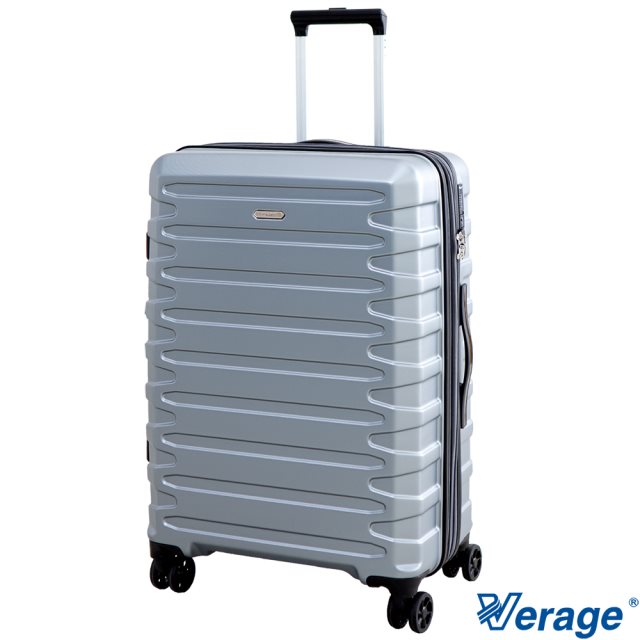 【Verage維麗杰】25吋璀璨輕旅系列旅行箱/行李箱(銀)