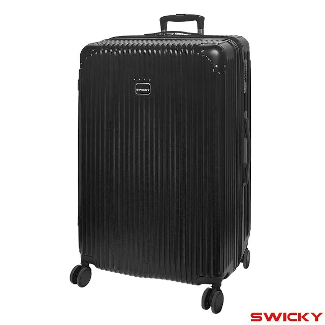 【SWICKY】28吋都市經典系列旅行箱/行李箱(黑)
