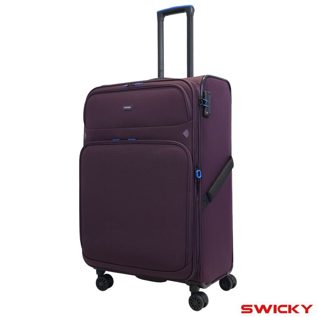 【SWICKY】28吋 復刻都會系列旅行箱/行李箱(紫)