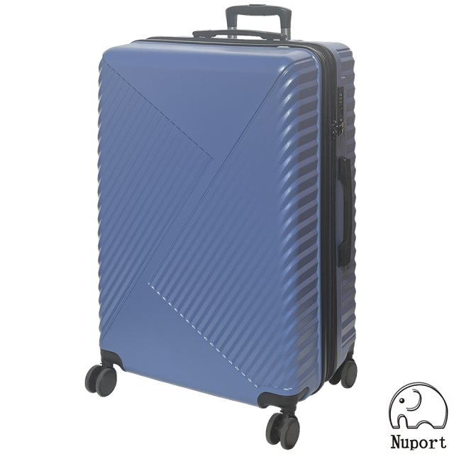 【NUPORT】28吋漫步時光系列旅行箱/行李箱(天空藍)