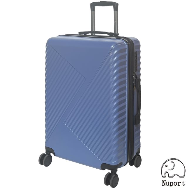 【NUPORT】24吋漫步時光系列旅行箱/行李箱(天空藍)