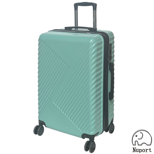 【NUPORT】24吋漫步時光系列旅行箱/行李箱(淺綠)
